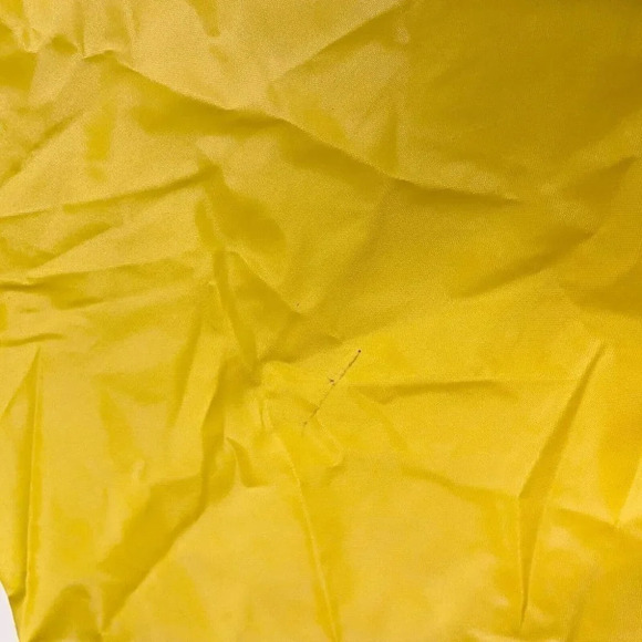 Vintage K Way Yellow Windbreaker Size 5 Packable Raincoat Jacket Unisex - Picture 11 of 12